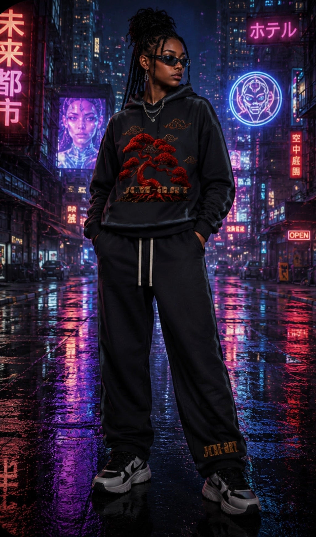 Tokyo Glow  (Hoodie)