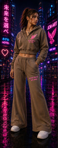 Electric Dove (Crop Hoodie)