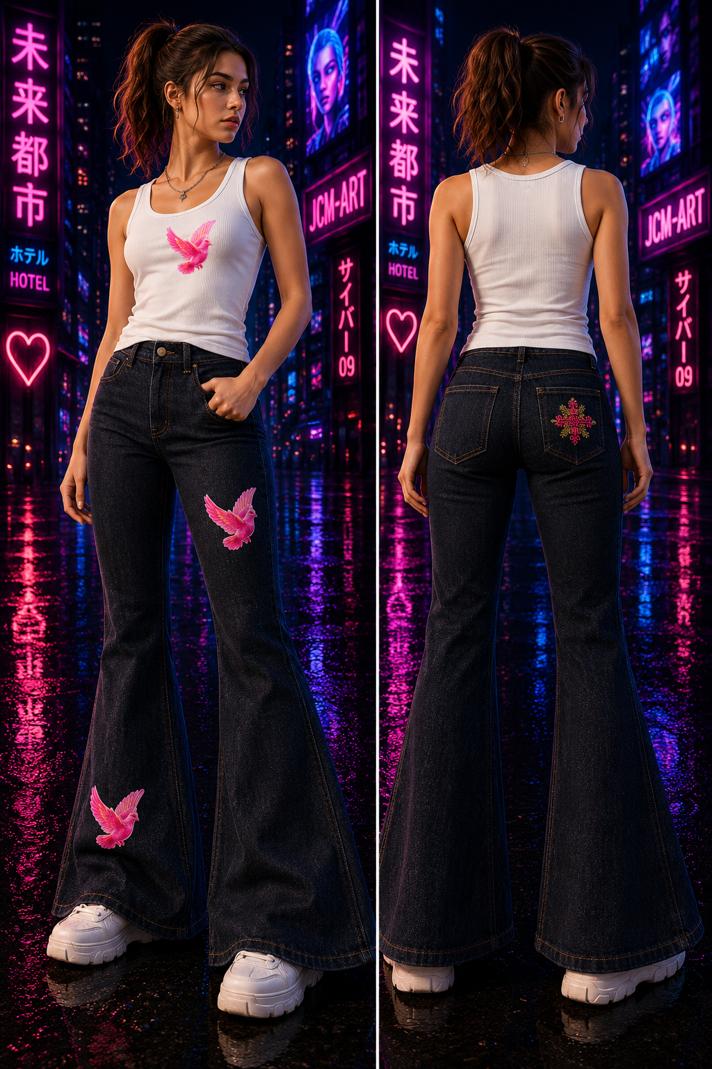 Glow Dove Flare (Jeans)