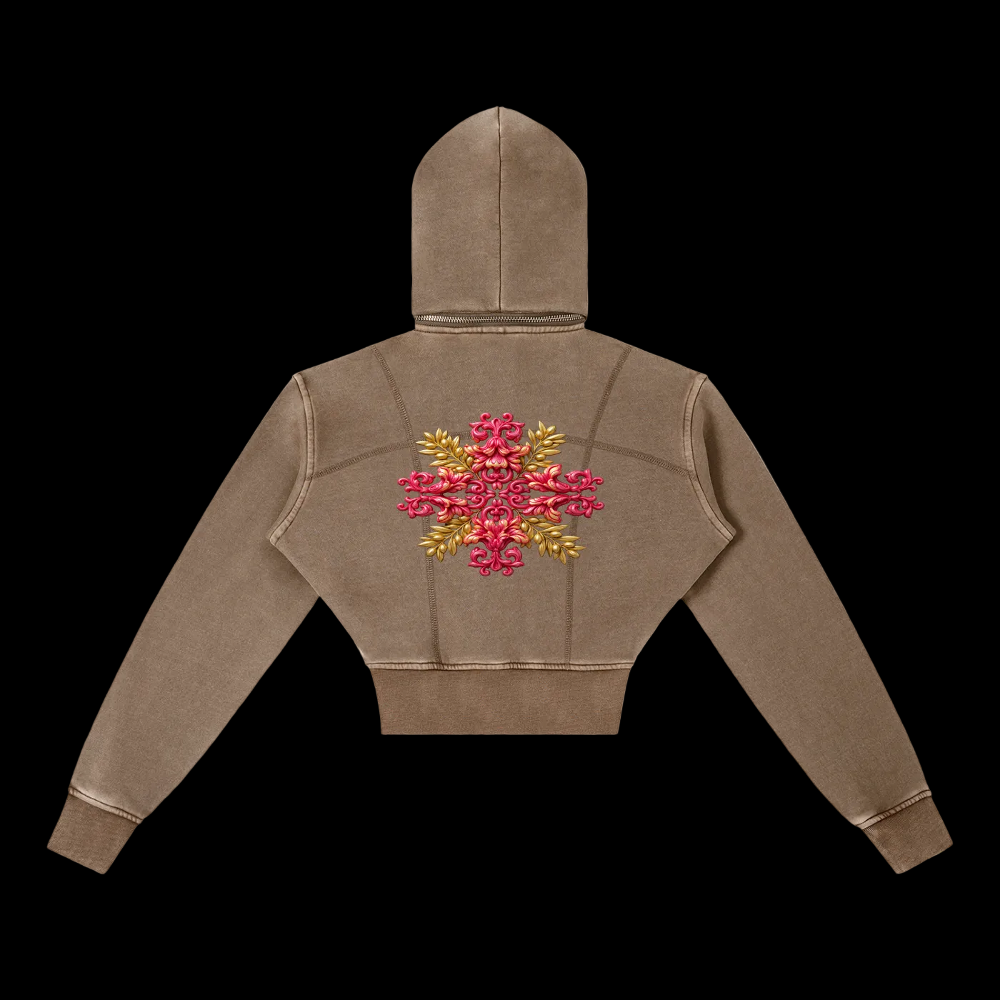 Electric Dove (Crop Hoodie)