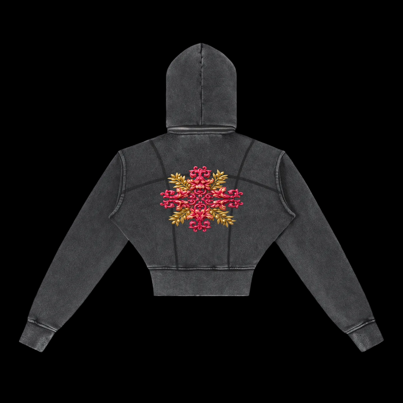 Electric Dove (Crop Hoodie)